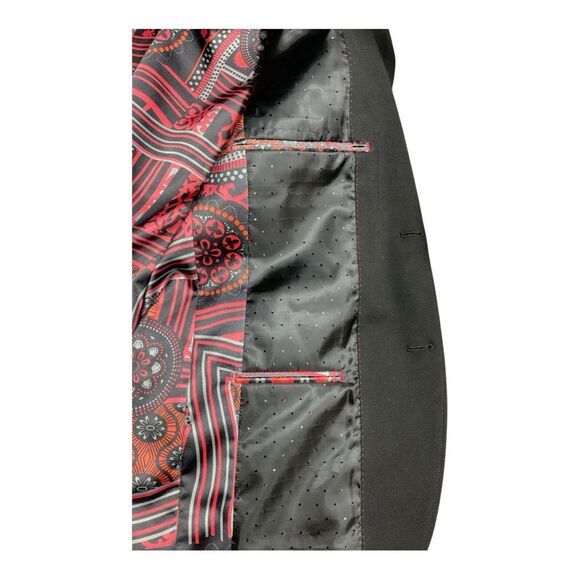 nOir Jewelry Black Sport Coat with Notched Lapel - Picture 9 of 9